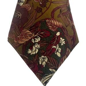 Karl Lagerfeld Silk Tie in Red and Green